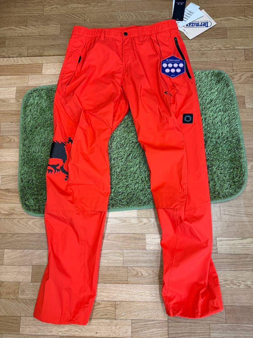 新品正規品【OAKLEY/XLストレッチレインパンツ DERMIZAX高機能防水