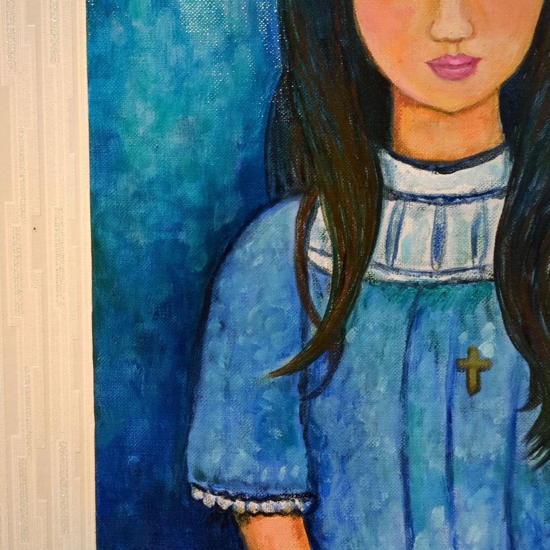 キャンバス油絵　専用　アリス　オマージュ　モディリアーニ