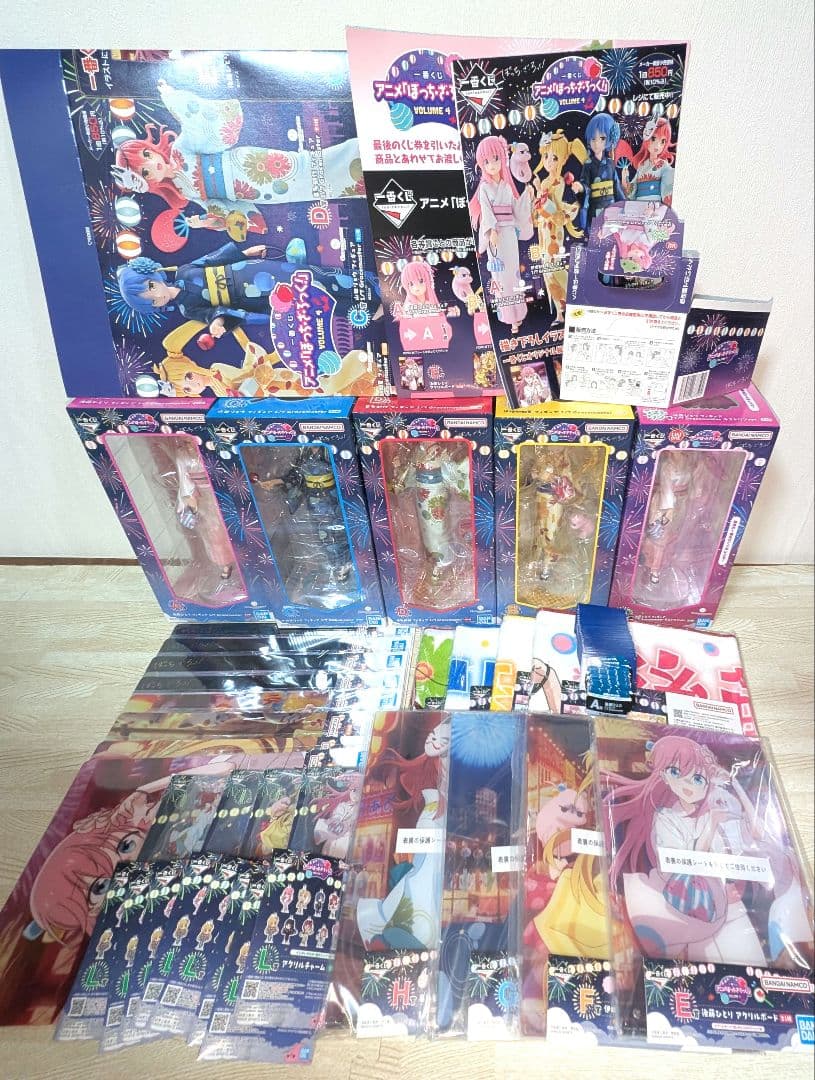 一番くじ ぼっち・ざ・ろっく VOLUME 4 全種 フルコンプ フィギュア