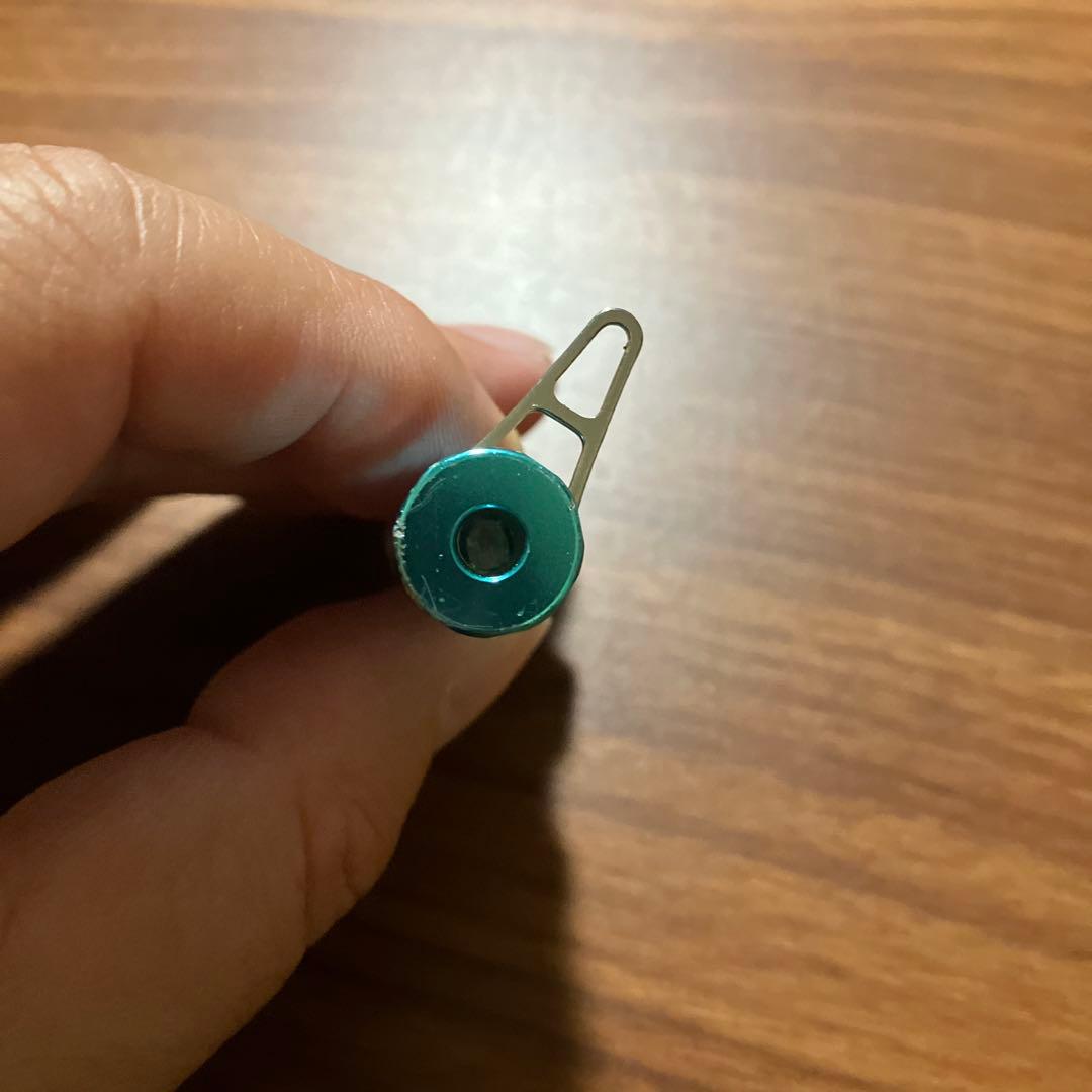 美品　ゴメクサス　エメラルダスカラー　ダブルハンドル　ダイワ専用スタンド