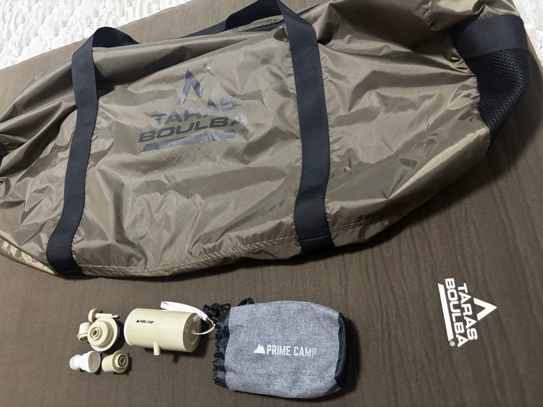 タラスブルバ　インフレーターマット　電動エアーポンプ付き