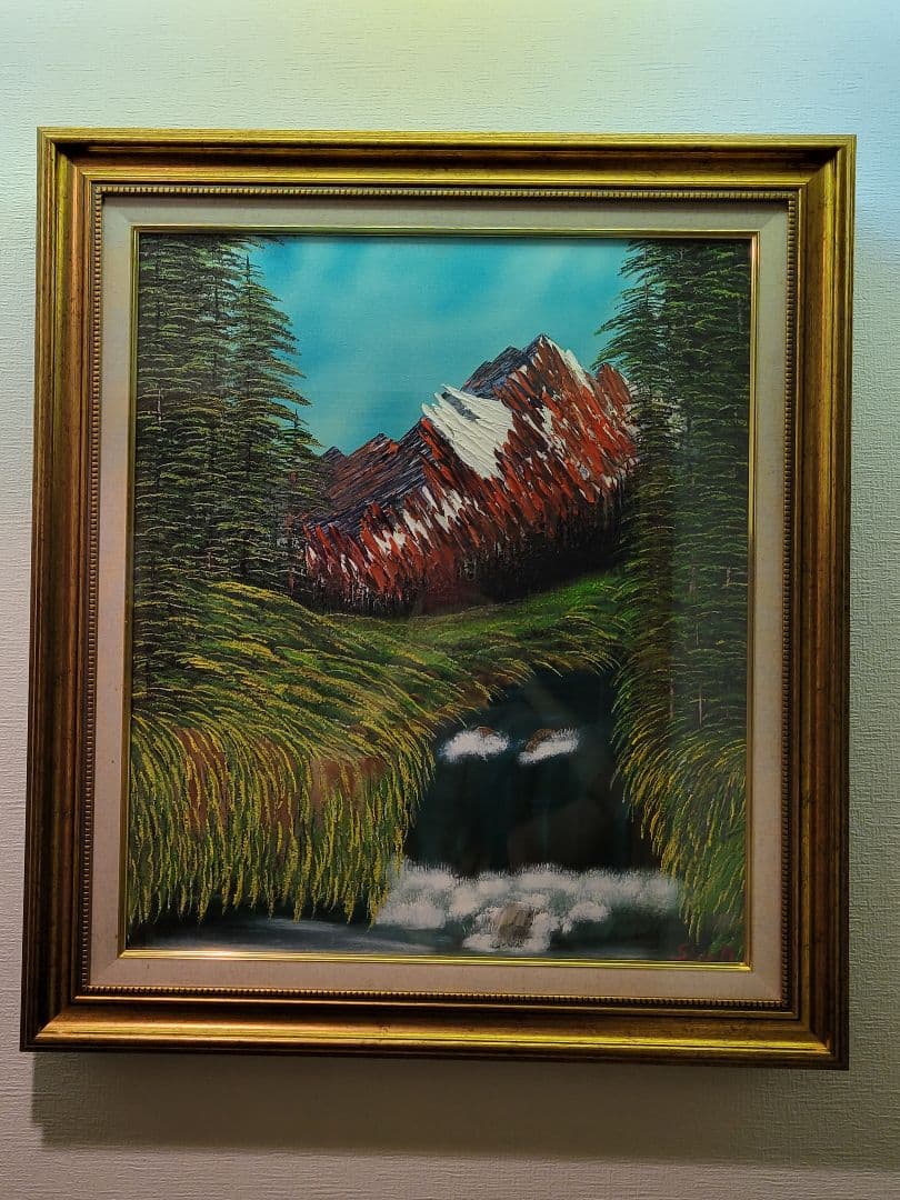 絵画 Spectacular Waterfall