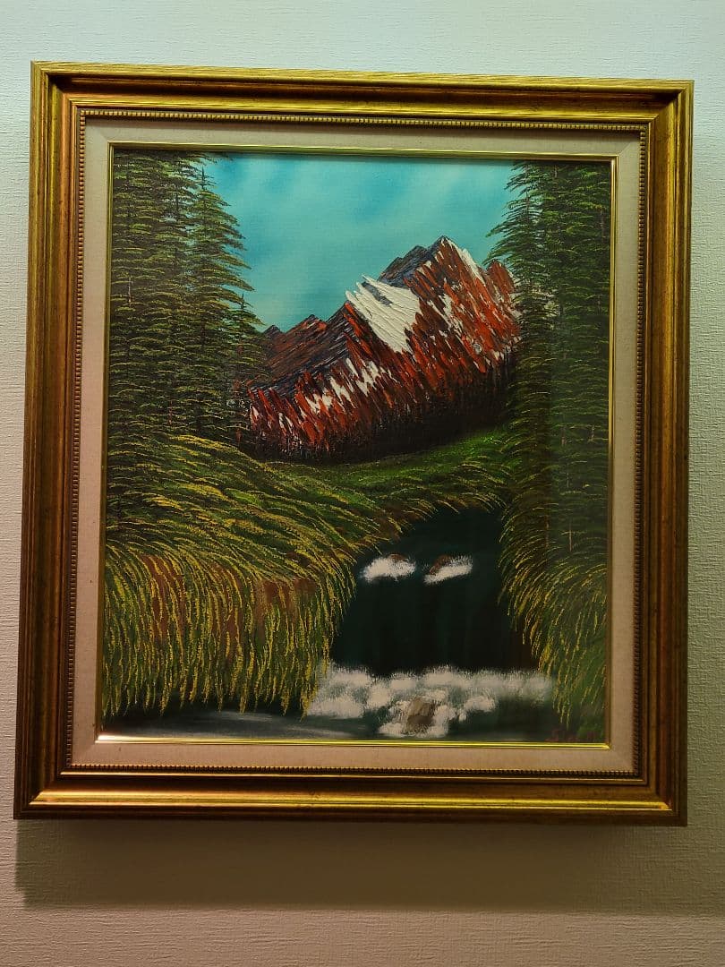 絵画 Spectacular Waterfall