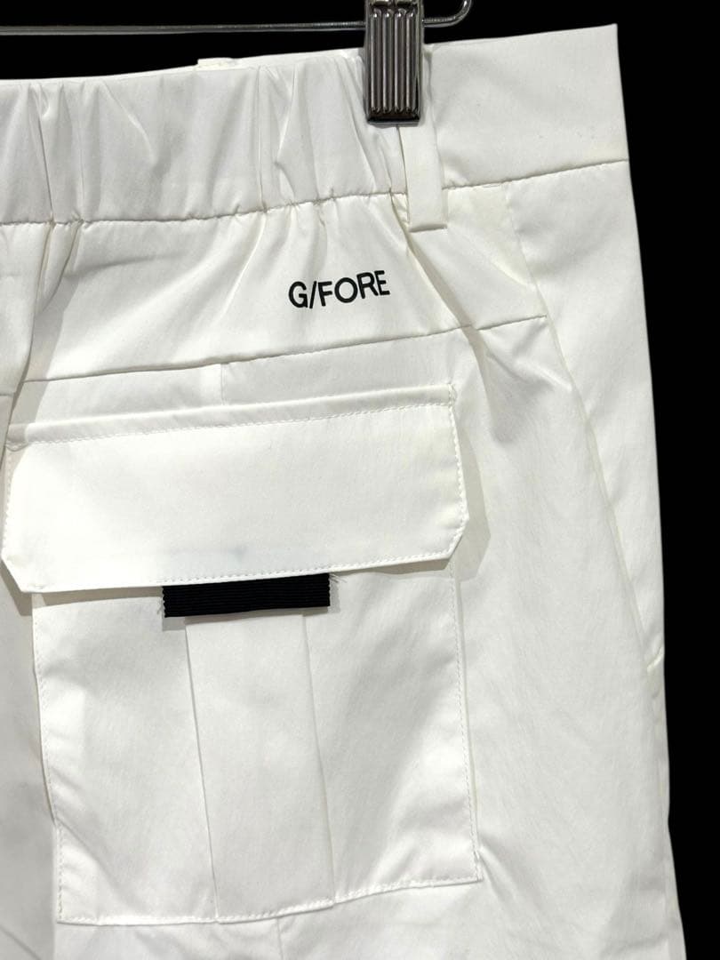 新品未使用☆新作G/FOREジーフォア メンズハーフパンツsizeXXLホワイト