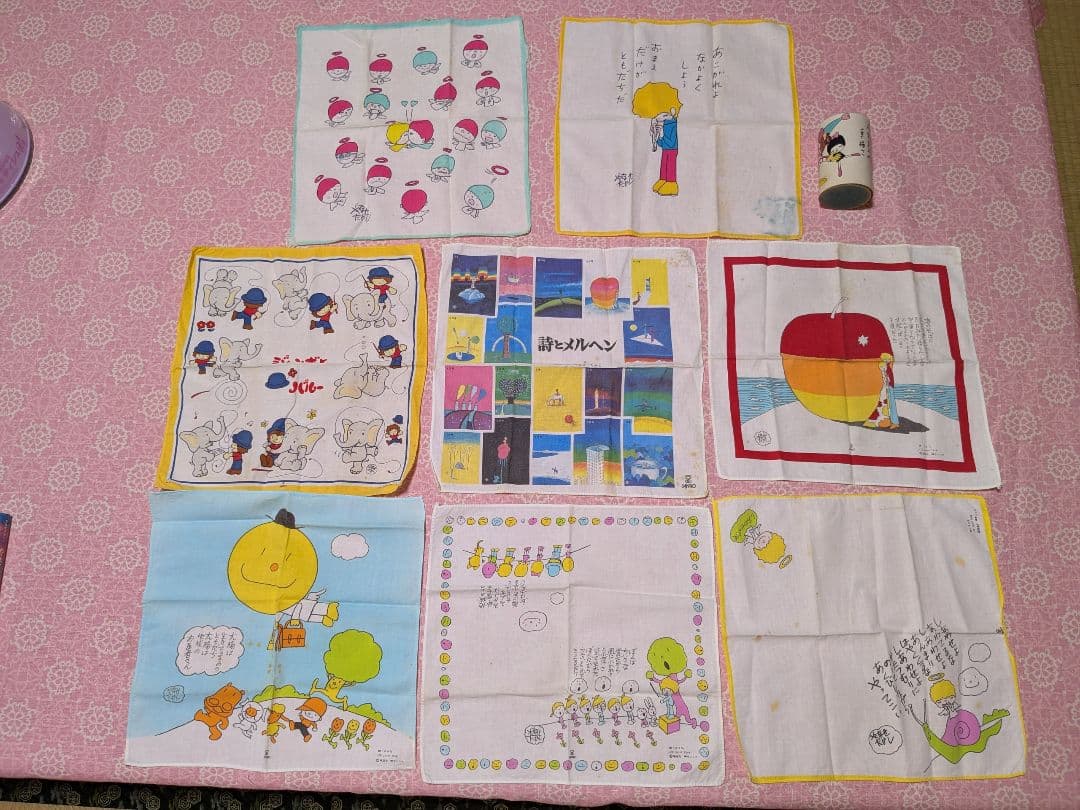 やなせたかしさん　ハンカチ8種　チャイムのセット