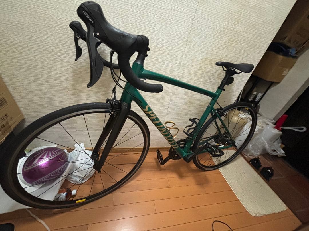 specialized 緑　ロードバイク　引き取り限定　富山