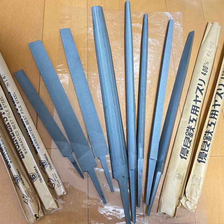 日本製 鉄工ヤスリ8本セット
