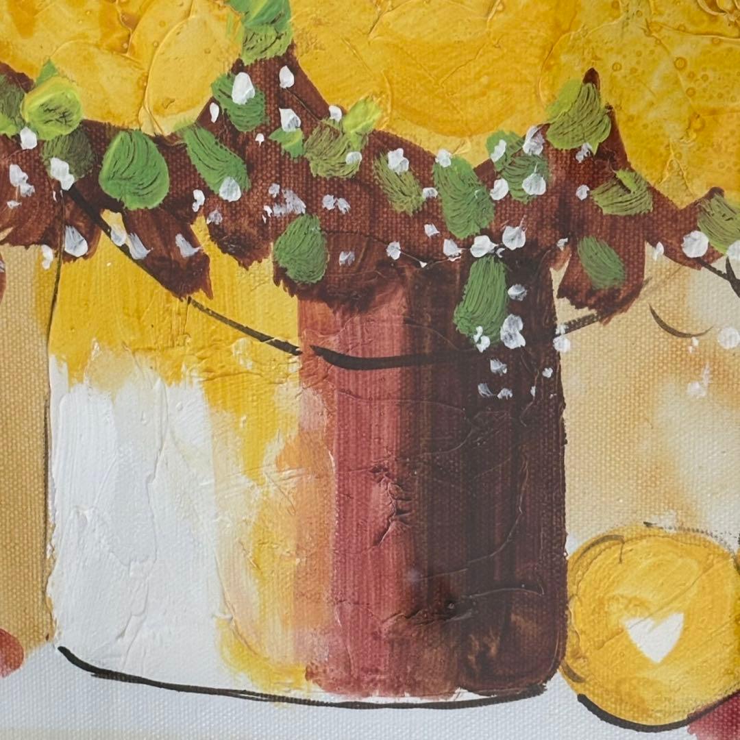 絵画　油絵　黄色いばら　（SOO）　【肉筆】【油絵】【花】
