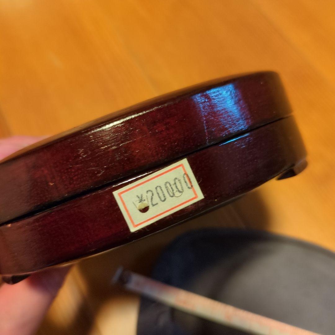 未使用【高級硯　漆箱付き】