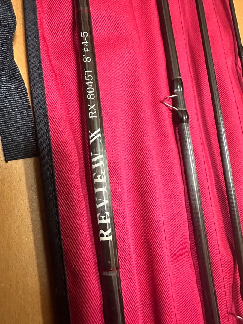 REVIEW RX 8045T フライロッド 8f 4-5#