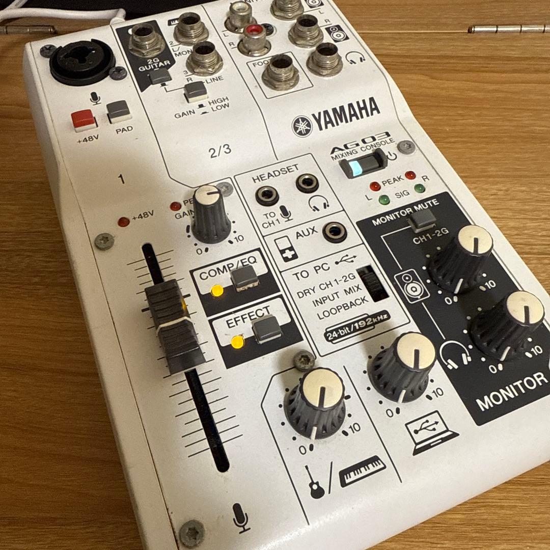 YAMAHA AG03 オーディオインターフェイス 本体 付属品のみ
