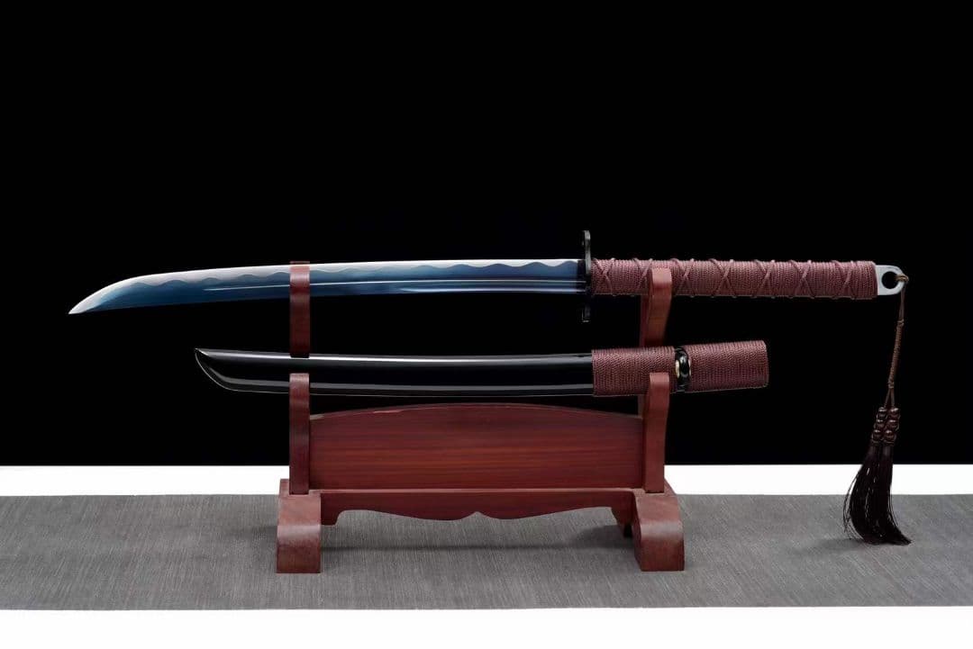 藍鳳斬馬刀20230274 武具　刀装具　日本刀　模造刀 居合刀