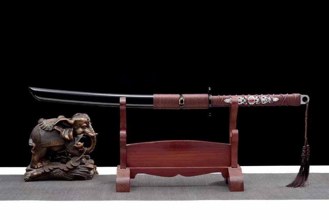 藍鳳斬馬刀20230274 武具　刀装具　日本刀　模造刀 居合刀