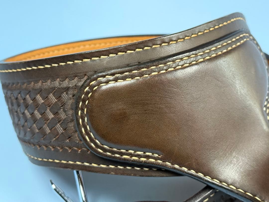 コルト山田製SAAファストドロー専用リグ（ダークブラウン）