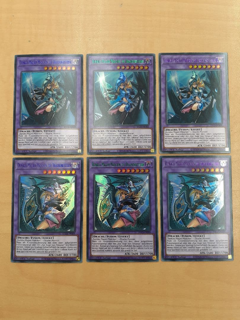 【遊戯王】 竜騎士ブラック・マジシャン・ガール 海外版カラフルウルトラレアセット