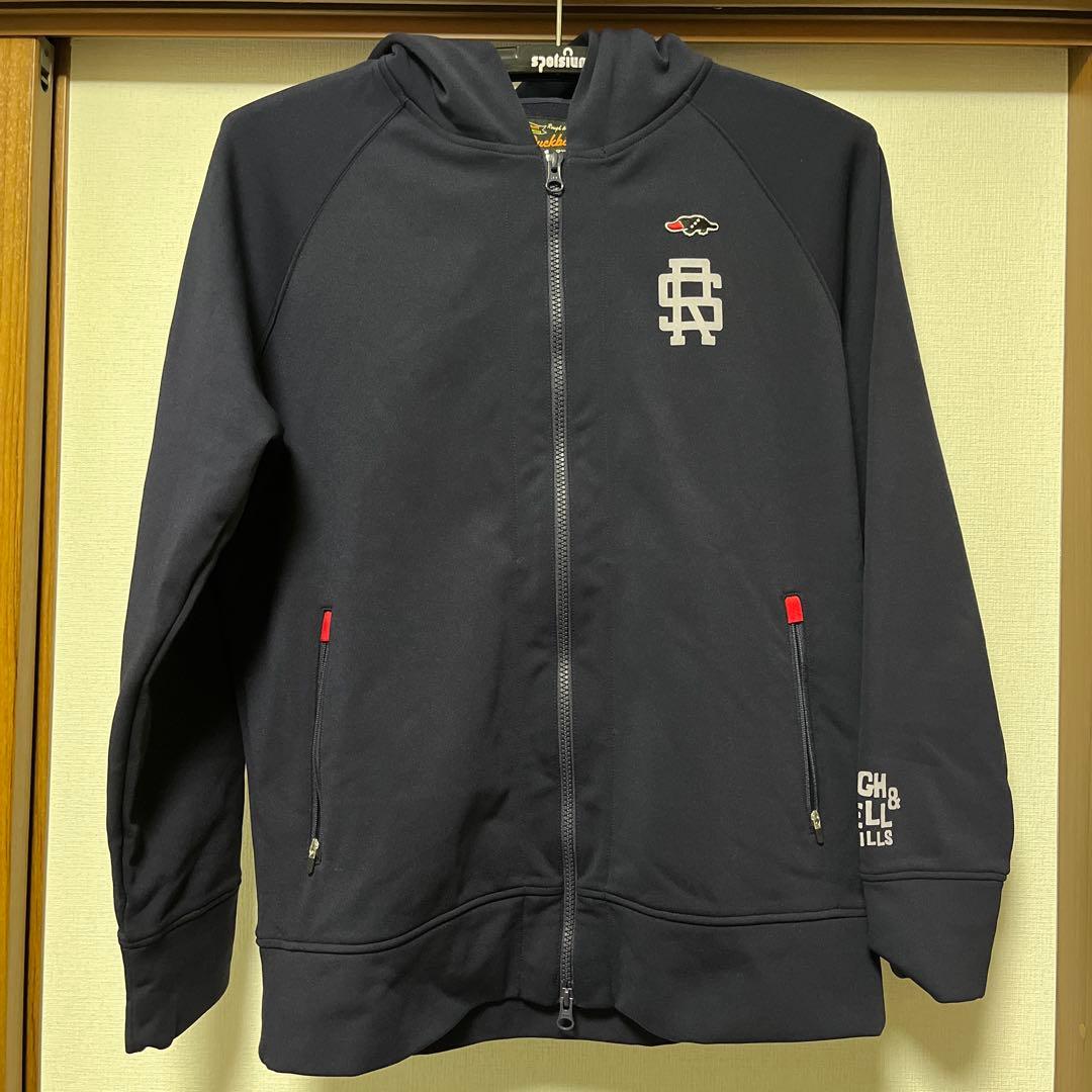 ラフアンドスウェルジップアップパーカーMサイズブラック美品です。