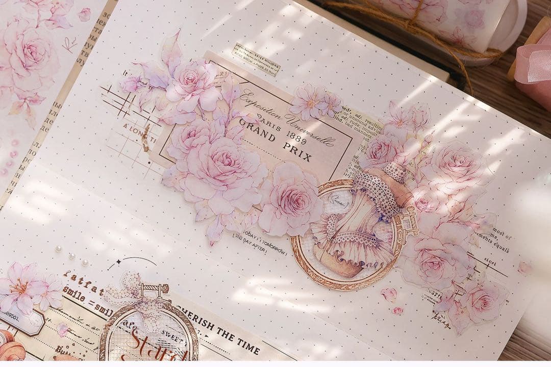 小白家文創《微醺》海外マスキングテープ　マステ 【2029】