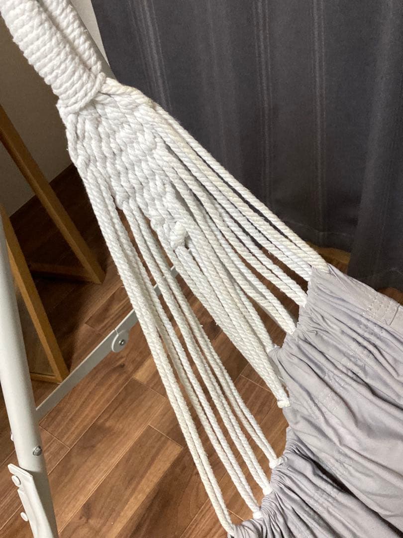 ★Miyabi★フランフラン ハンモック グレー×ホワイト