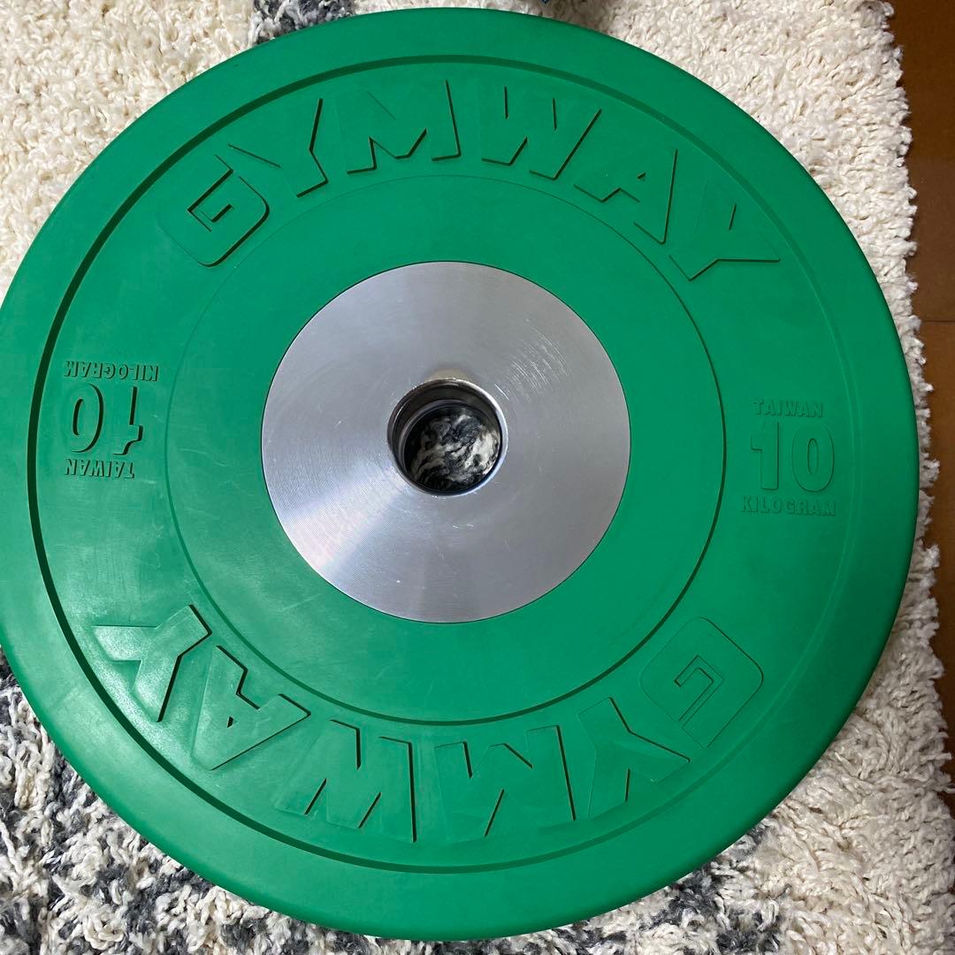 tmkom693 GYMWAYジムウェイ＊バンパープレート10kg＊②
