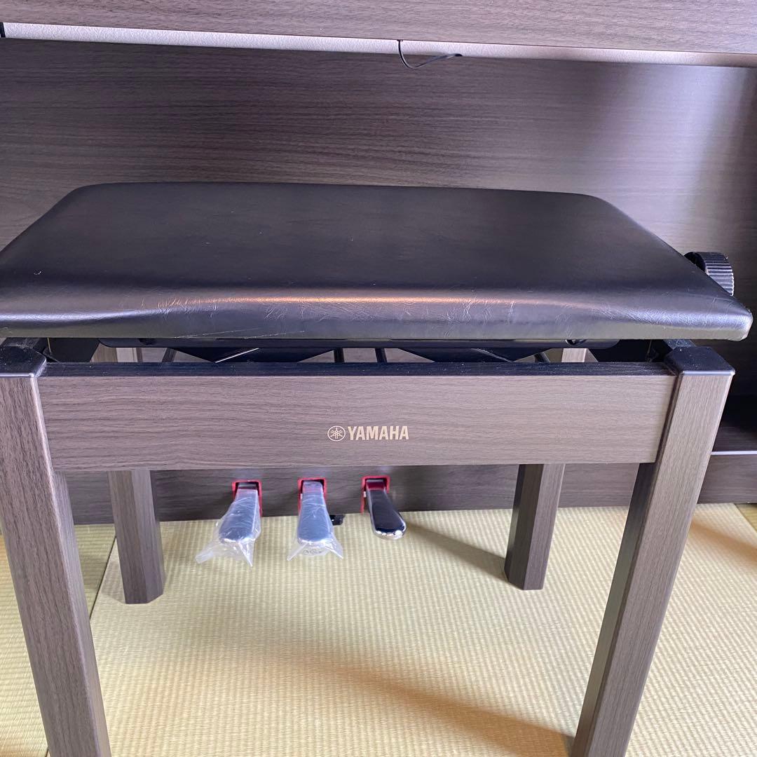YAMAHA 電子ピアノ ダークウッド イス付き