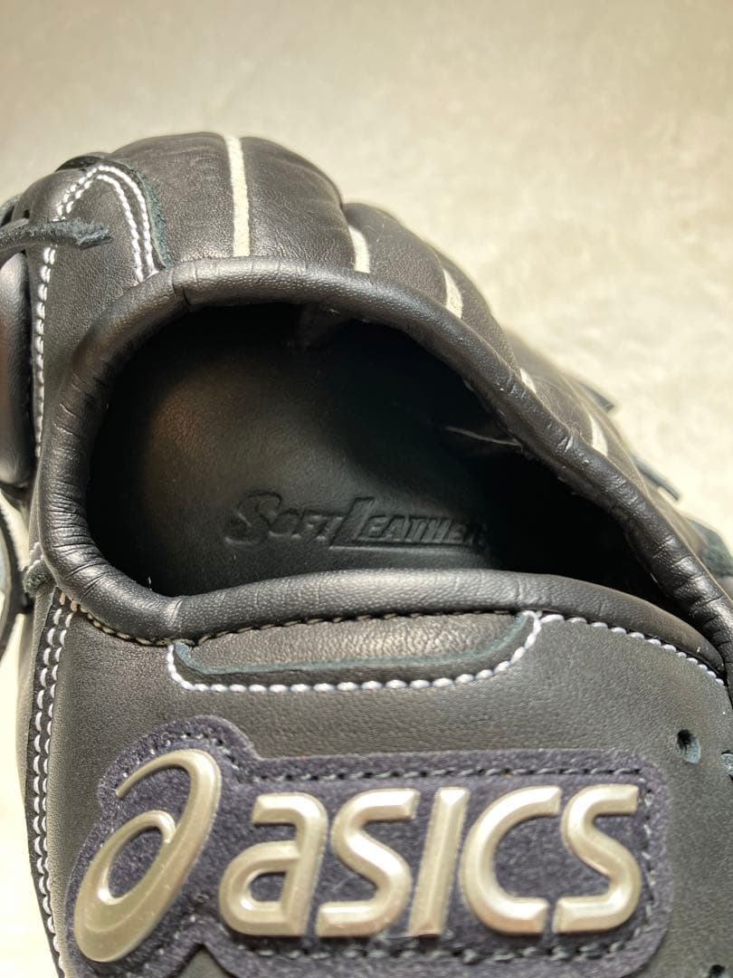 アシックス 軟式 グラブ 左投用 トライアップ 外野手用 BGR4AU ブラック