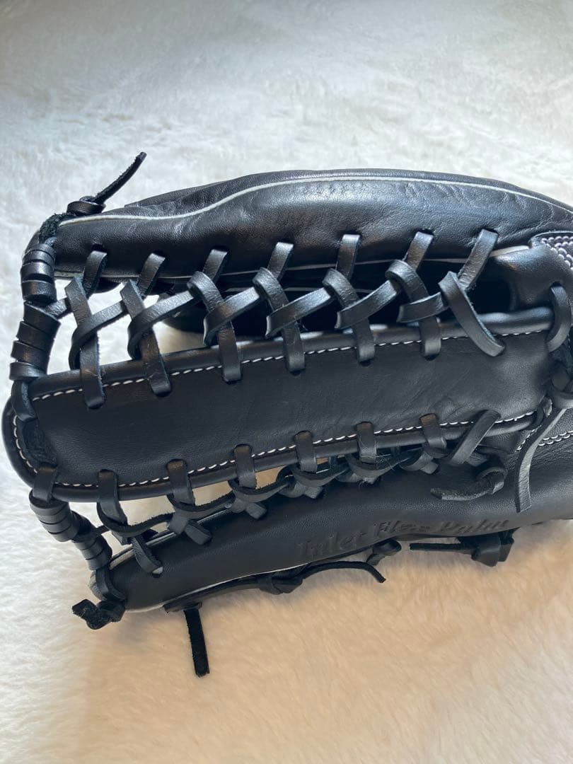 アシックス 軟式 グラブ 左投用 トライアップ 外野手用 BGR4AU ブラック