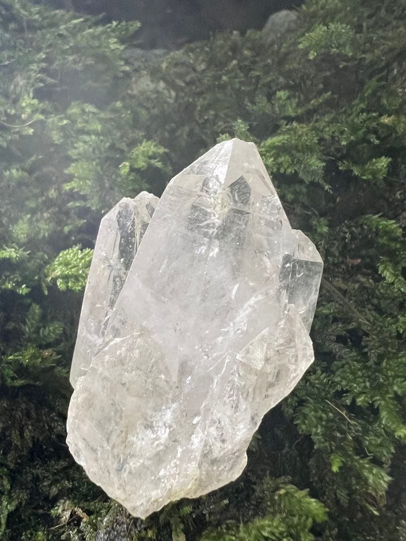 龍脈の精髄 虹入りカテドラル水晶宝石質AAA （売上の一部は保護猫活動に使用）