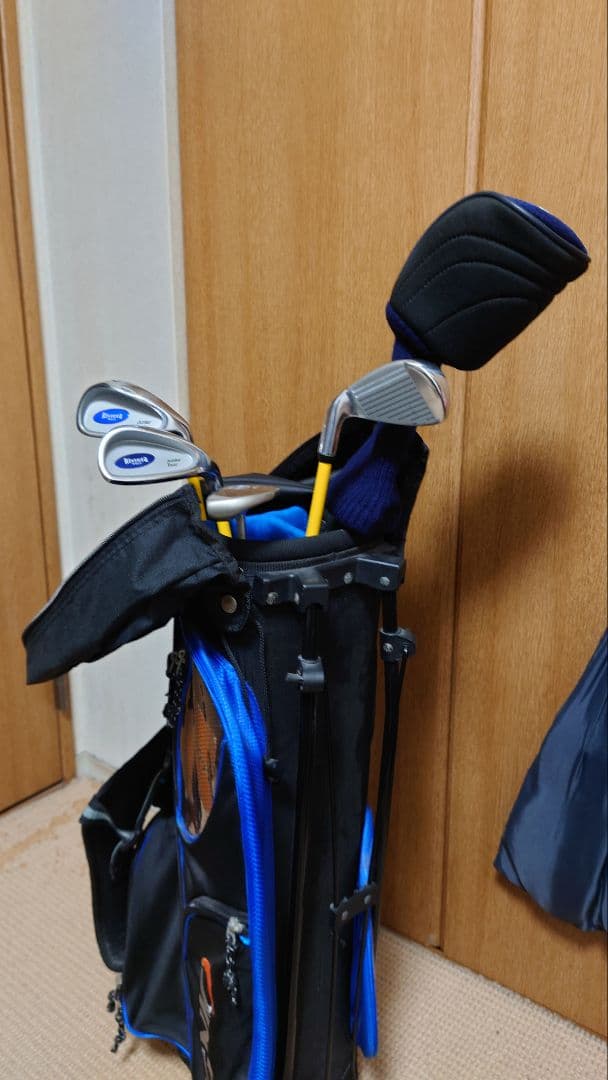 IGNIO キャディバッグ 黒/青