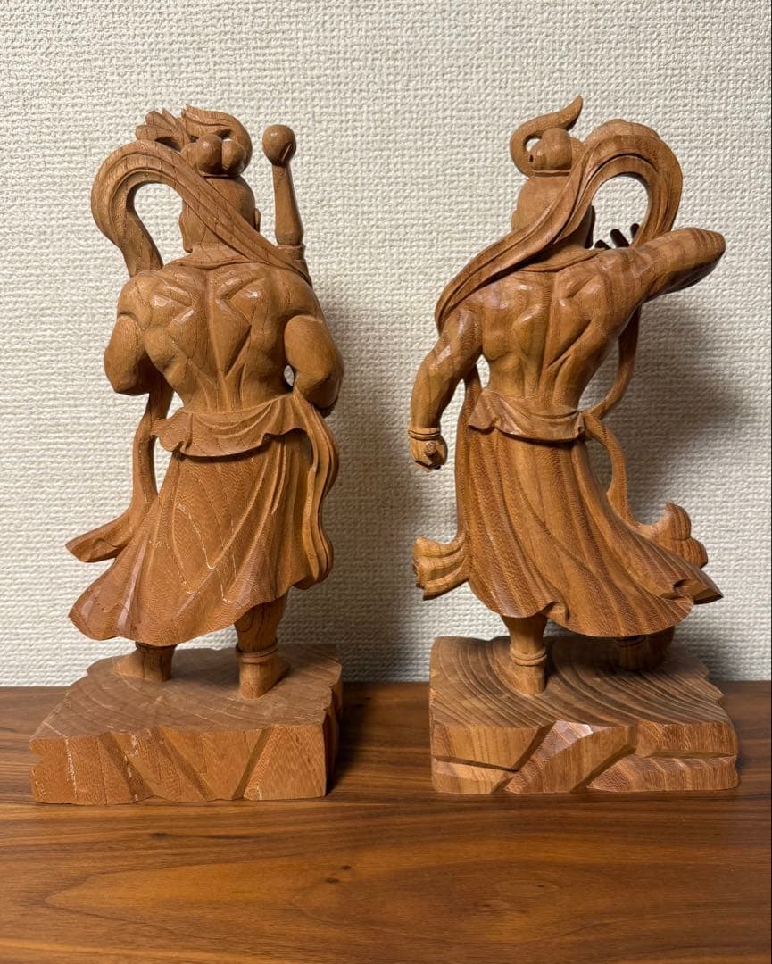 欅金剛力士立像（仁王像）2体セット