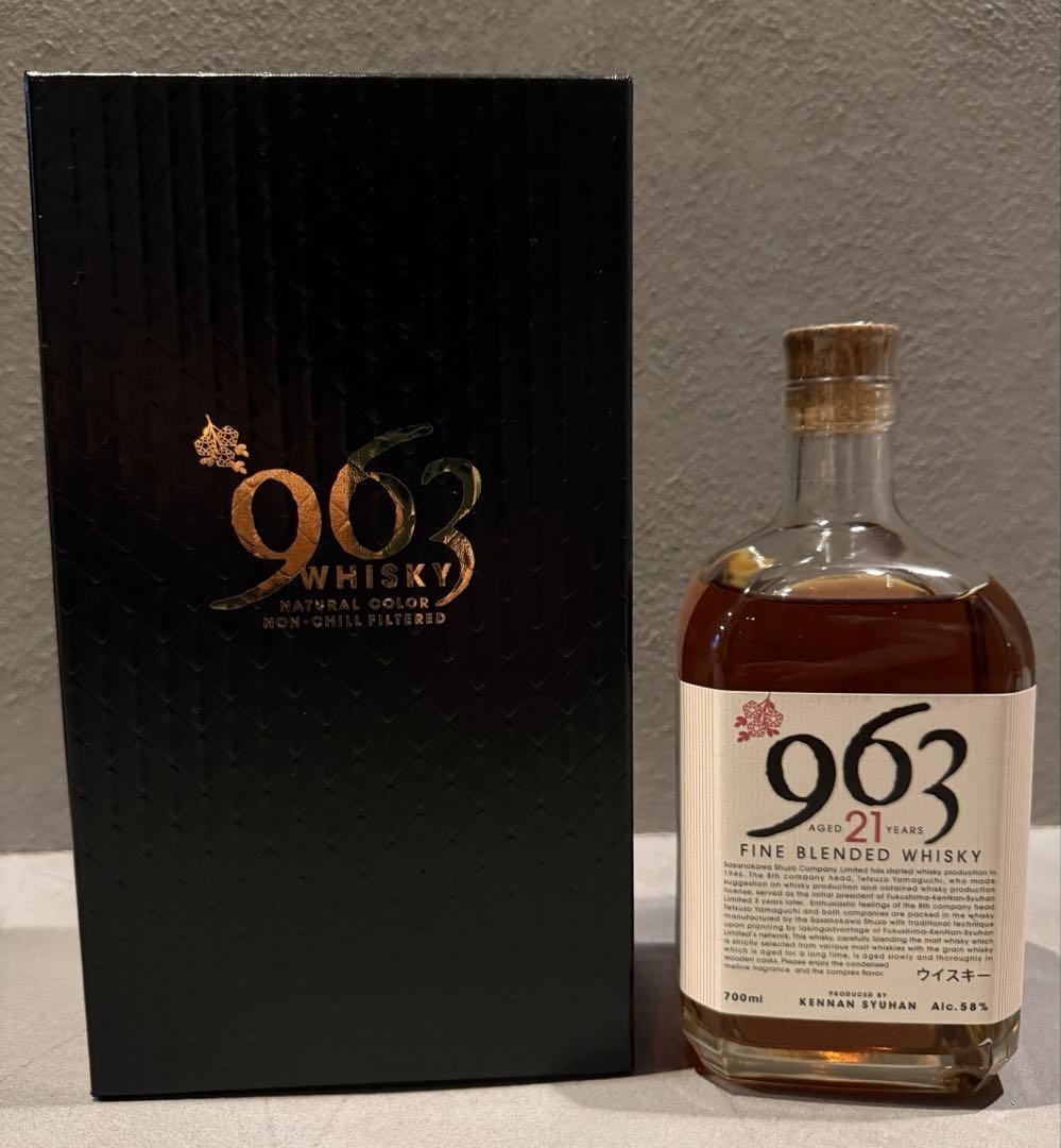 【新品未開封】963 ファインブレンデッド ウイスキー 21年
