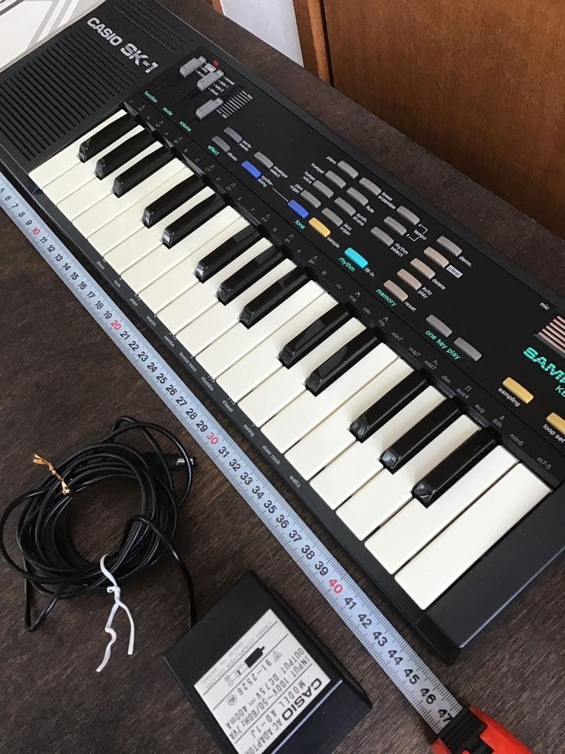 CASIO SK-1 サンプリングキーボード　美品　ACアダプタ　取説　元箱付