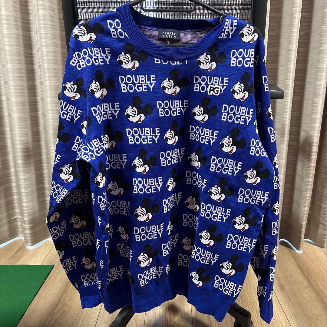 【美品】PEARLY GATES ミッキーマウス セーター サイズ6