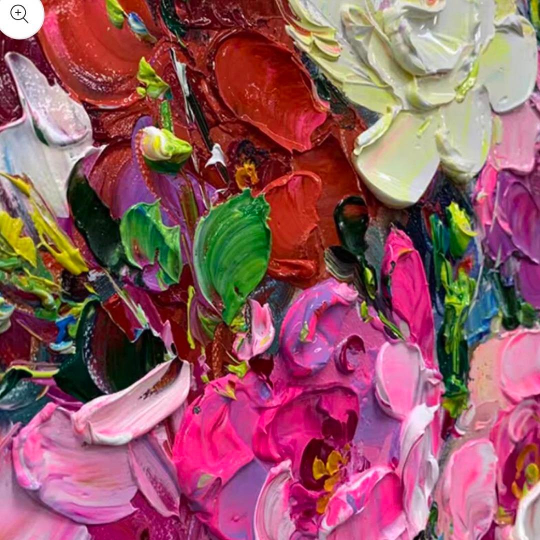 フラワー　絵画