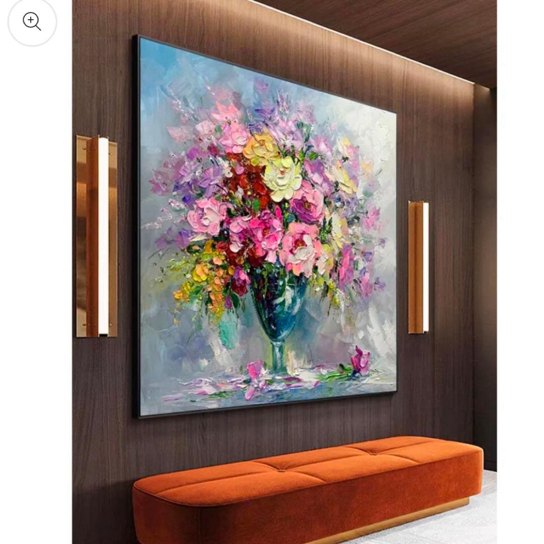 フラワー　絵画