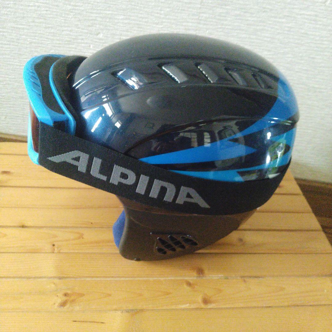 アルピナ　スキーヘルメット　51〜55サイズ ゴーグル
