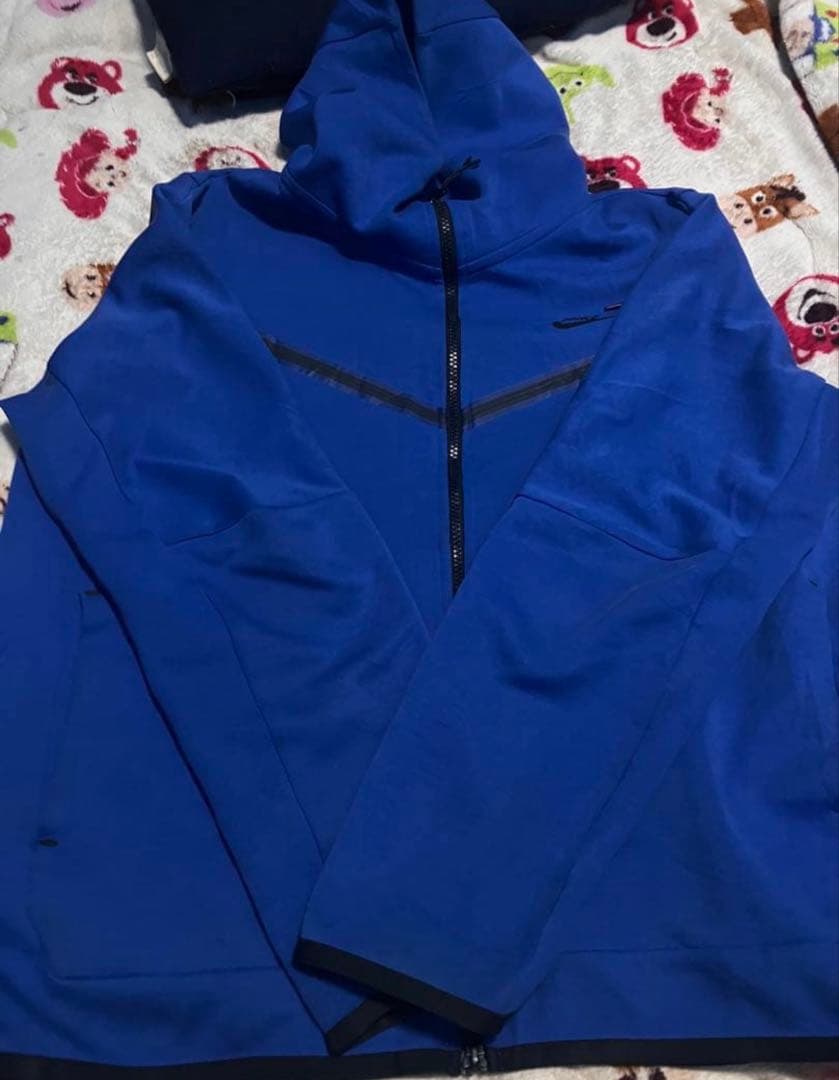 NIKE テックフリース 青