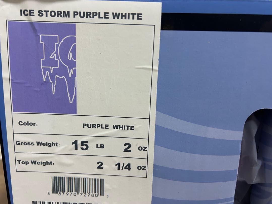 送料込み【新品】アイスストーム（スペア）パープル　ストーム　15ポンド2オンス1