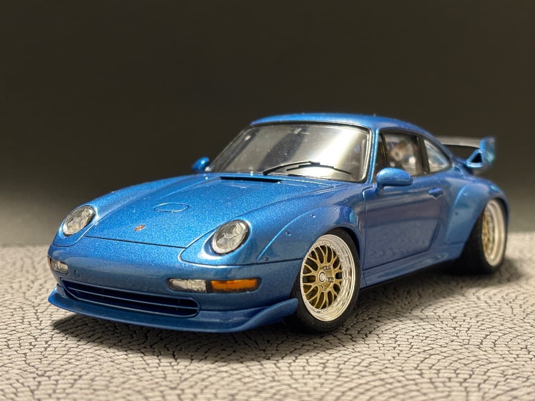 タミヤ ポルシェ911 GT2 1/24 プラモデル 完成品