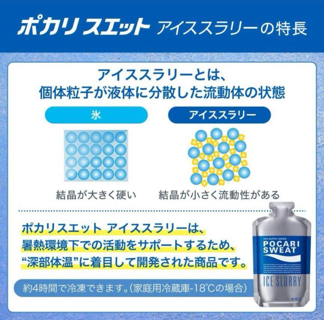 ポカリスエット アイススラリー 100g×6袋×12箱