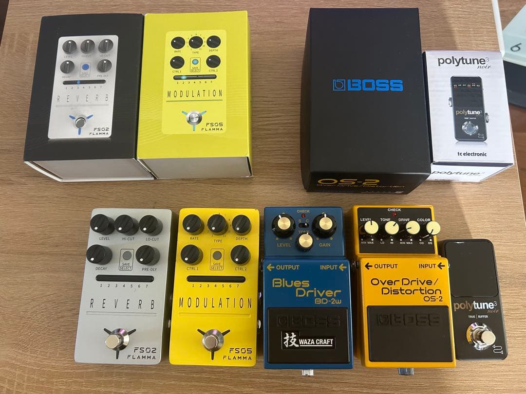 BOSS & FLAMMA & TC Electronic エフェクターセット