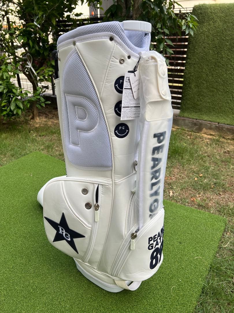 PEARLY GATES キャディバッグ ホワイト