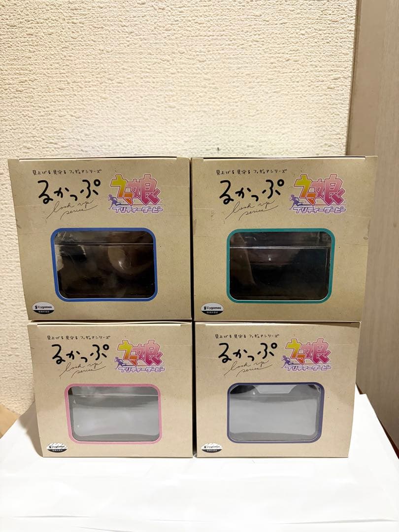 ウマ娘　るかっぷ　4種セット　特典座布団付き　フィギュア　メガハウス