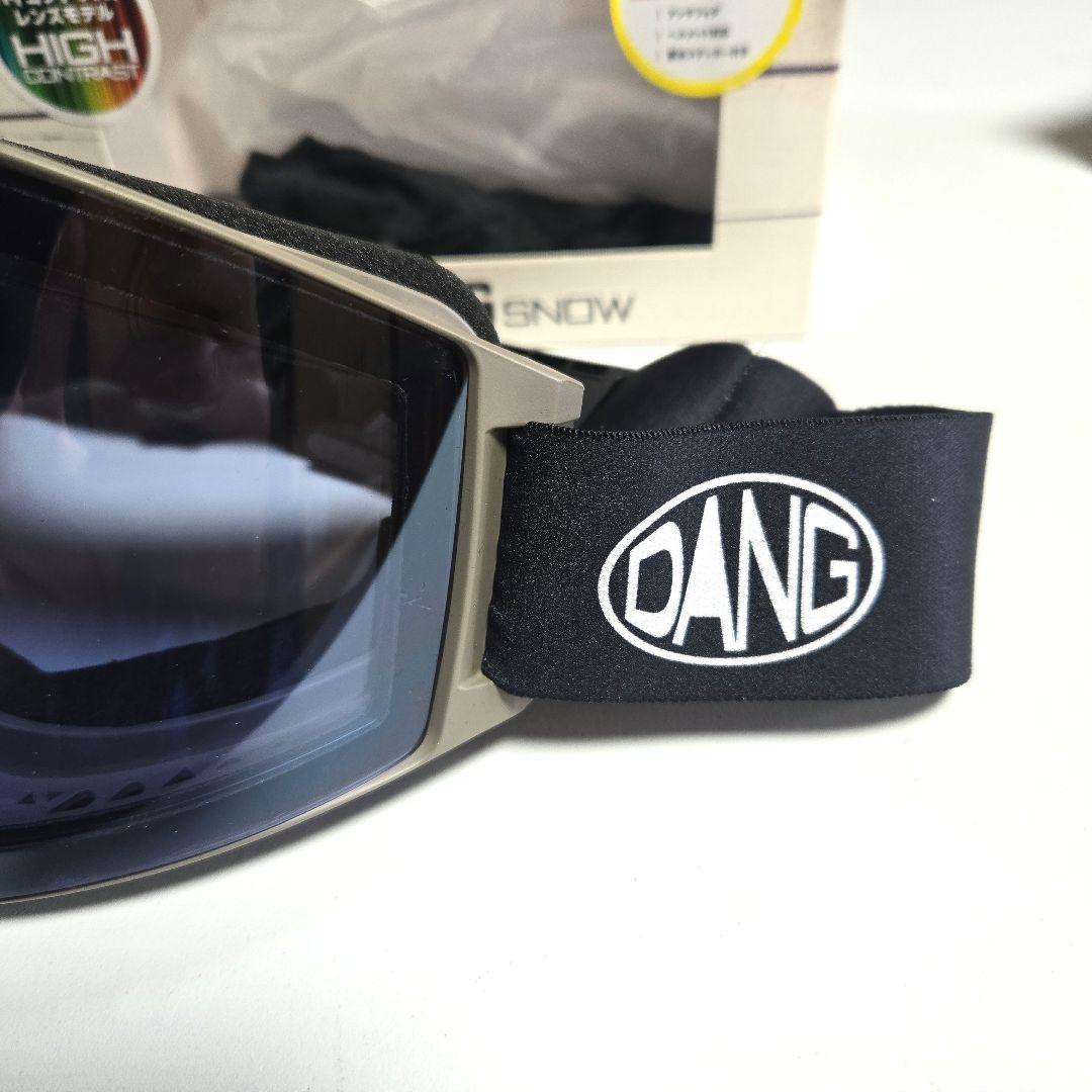 DANG ゴーグル　ハイコントラスト　シルバーミラー　スノーボード