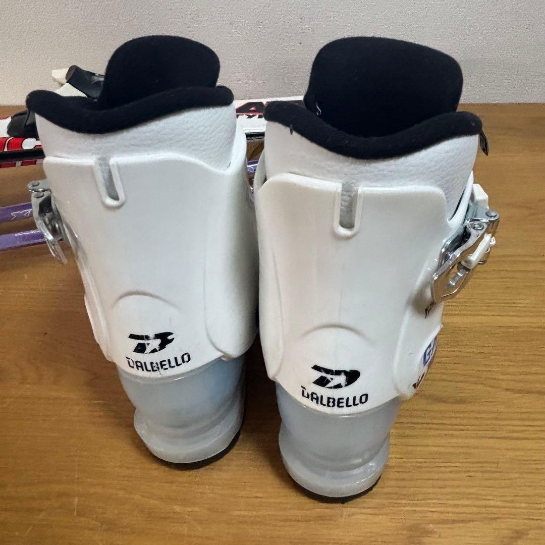 ジュニアスキーセット　ストック付　Atomic 90cm 20-20.5cm