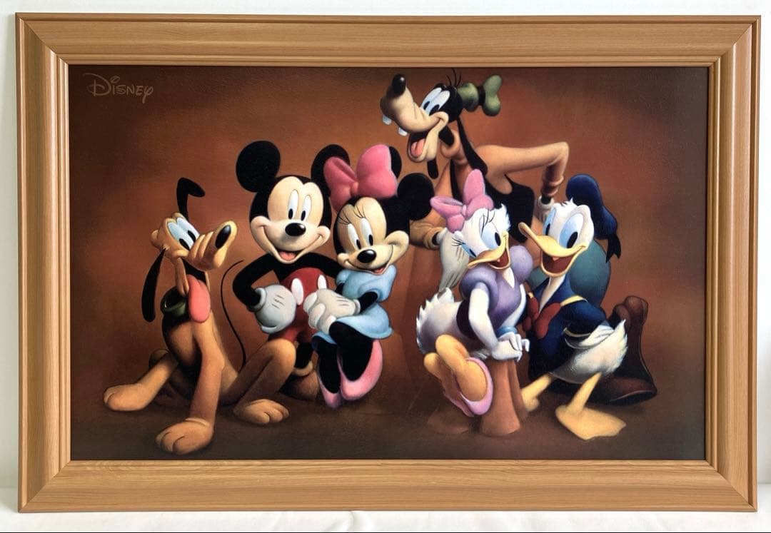 Disney ディズニー キャラクターアート 絵画 オランダ製