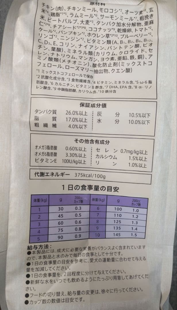 シュプレモ 成犬用 3kg× 2袋