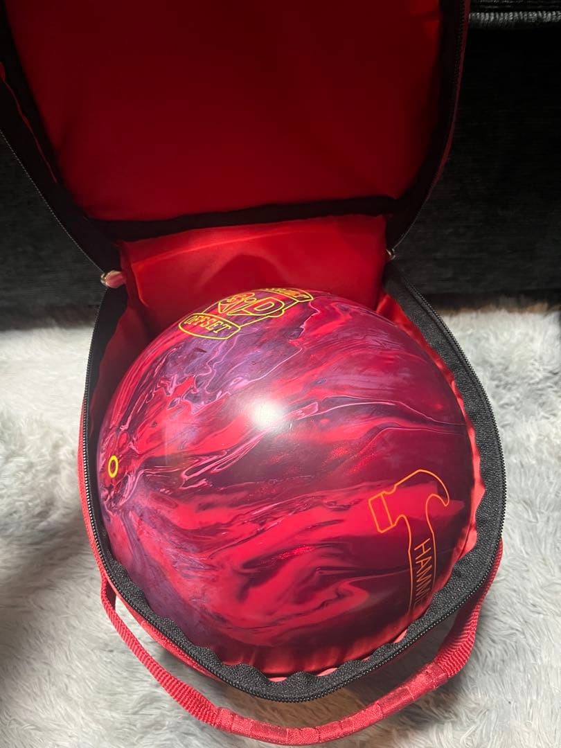 HAMMER ASSAULT 3D OFFSET ボウリングボール（ケース付き）