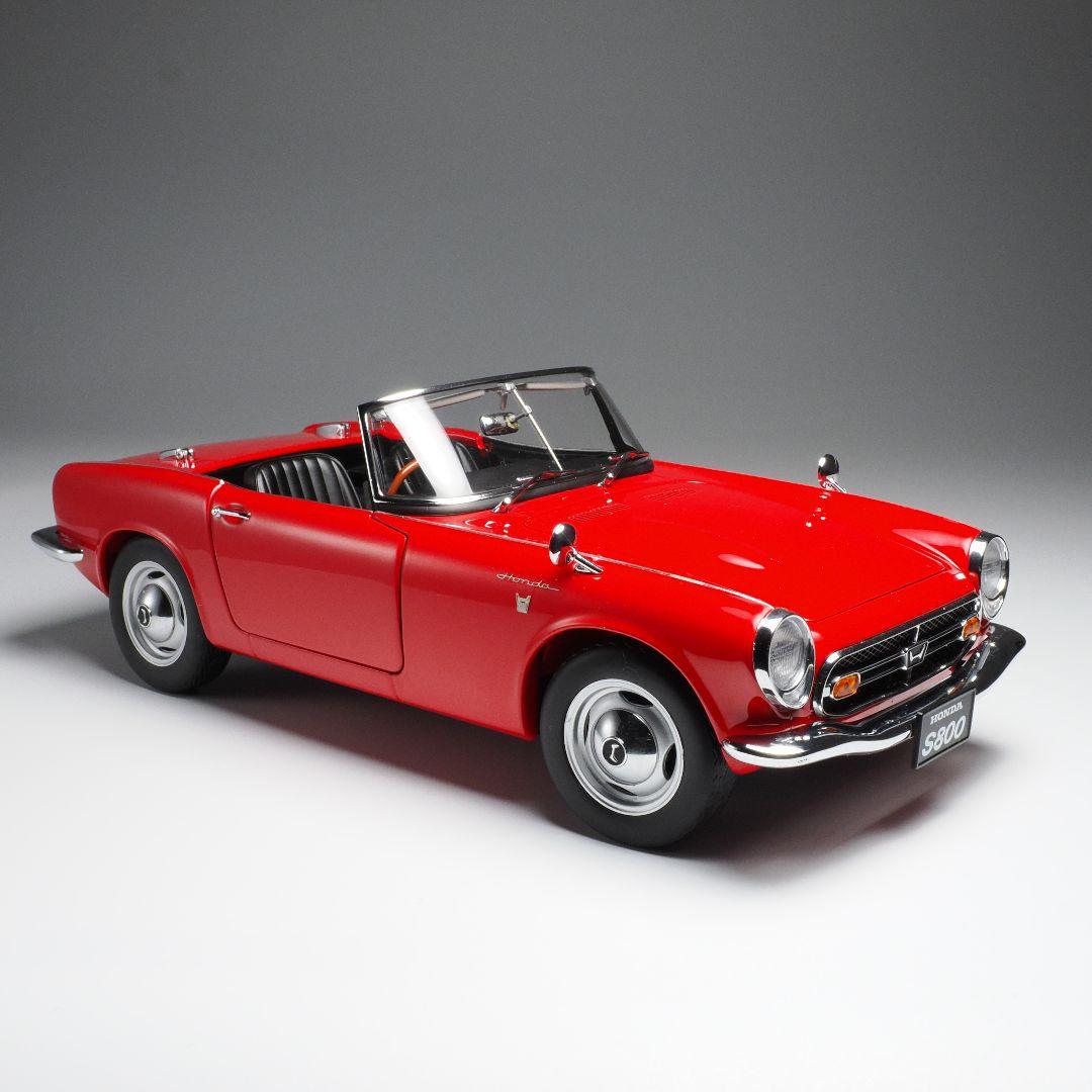 オートアート 1/18 ホンダ S800 レッド