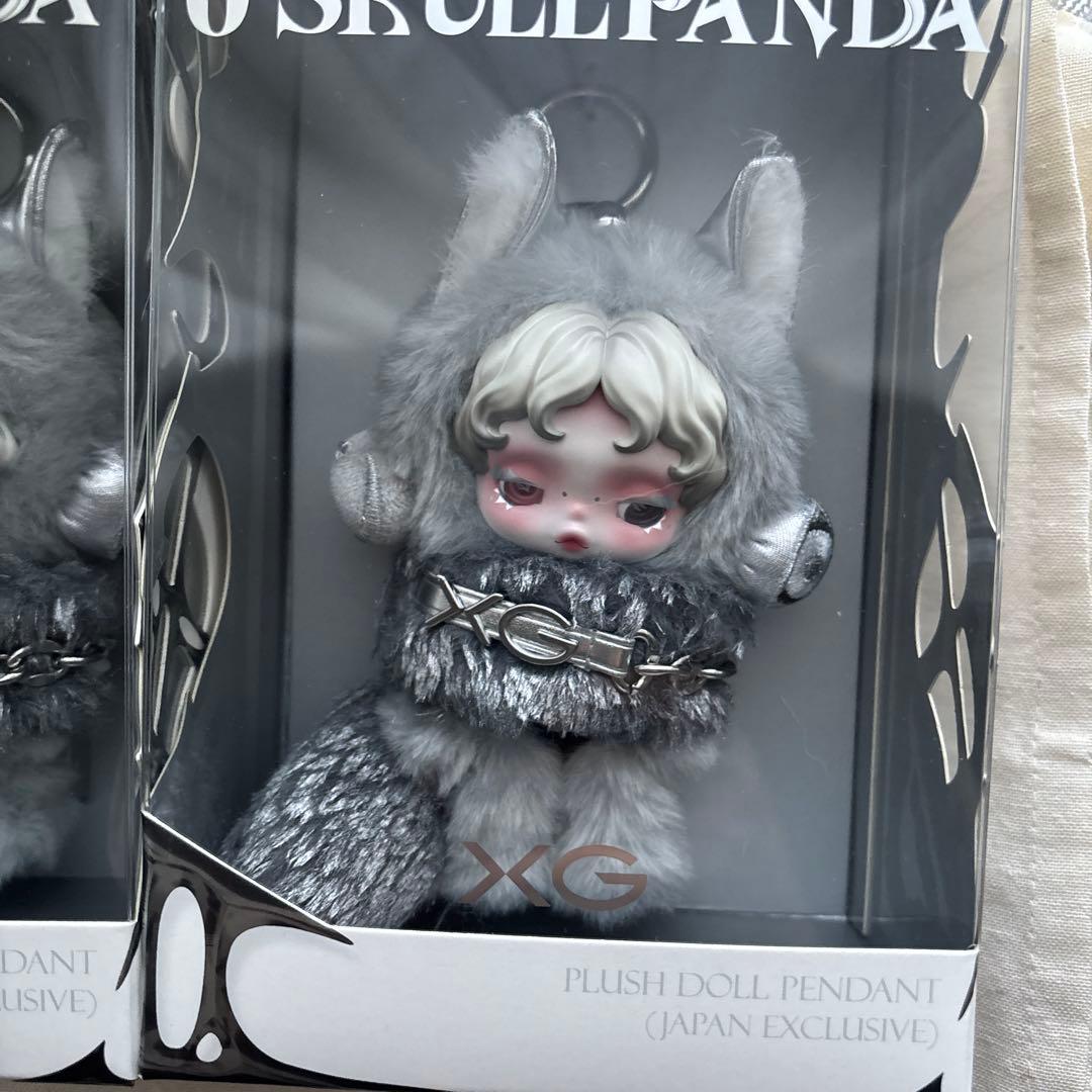 《匿名配送　明日発送》　スカルパンダ　XG 正規品 ぬいぐるみペンダント