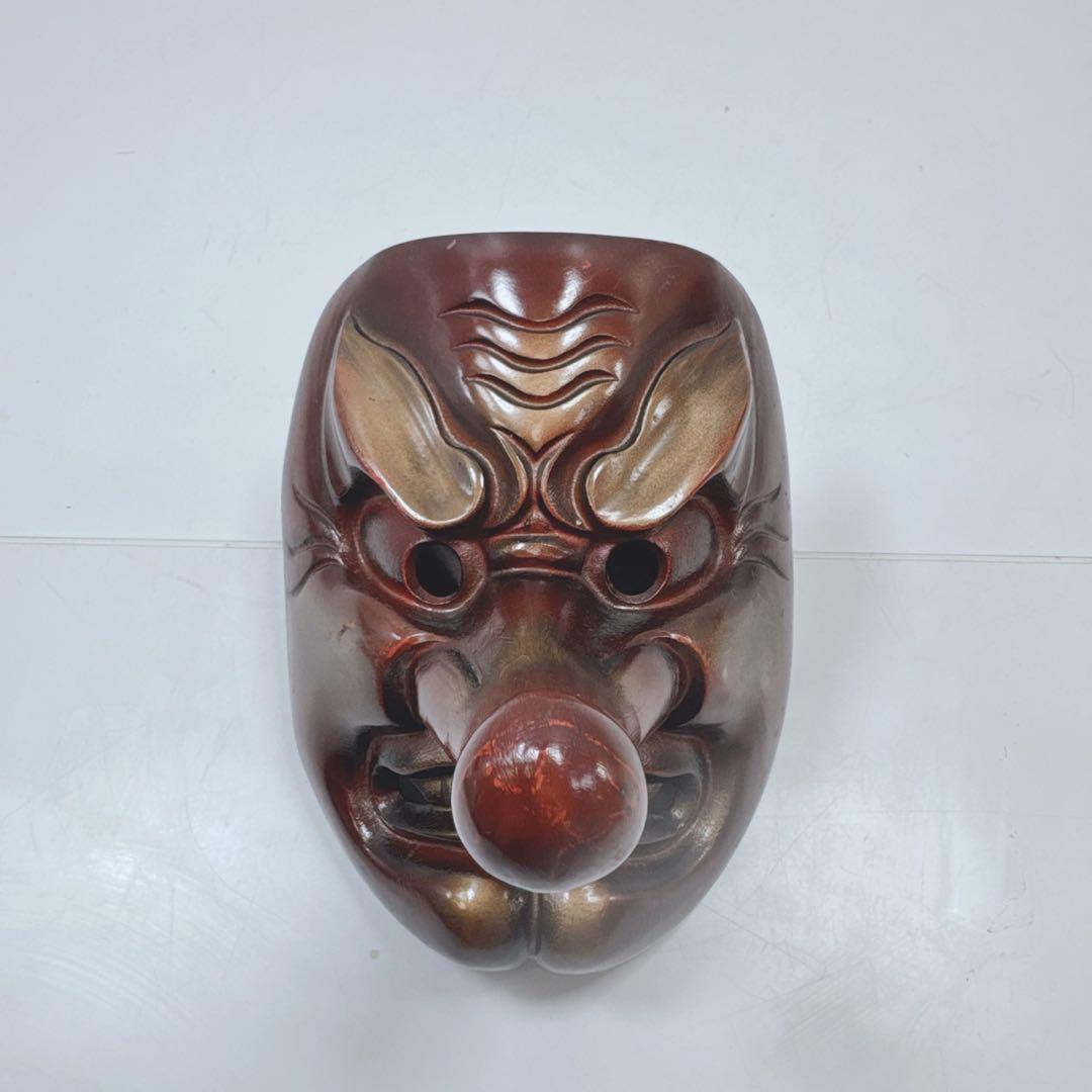 k1810 天狗　お面　鉄製